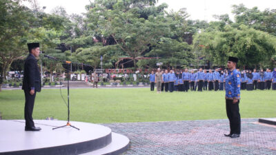 Sekdako Dafrul Pasi Jadi Inspektur Upacara Peringatan Hari Otonomi Daerah XXVII Di Kota Payakumbuh