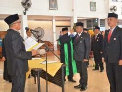 Wako Hendri Septa Lantik 5 Pejabat Eselon II