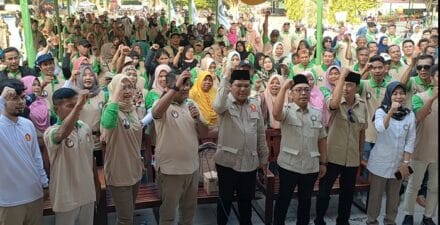 PAPERA Gerindra Konsolidasi Ratusan Pedagang Pasar Tegal Menangkan Prabowo di Pilpre 2024