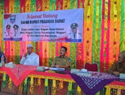 Bupati Hamsuardi Hadiri Rakor Wali Nagari dan Perangkat Nagari se-Kecamatan Pasaman