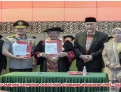 Gubernur Mahyeldi, Orasi Ilmiah Dihadapan Wisudawan UNES – AAI