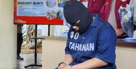 Pelaku ditangkap