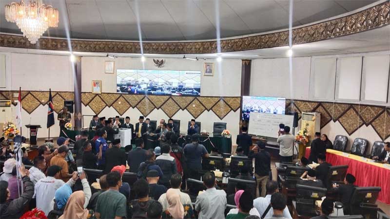 Prosesi pemilihan Wakil Walikota Padang di DPRD