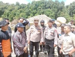 Tim Gabungan Polda Sumbar Tertiban PETI di Aliran Sungai Batang Pasaman