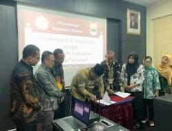 Bupati Suhatri Bur Tandatangani MoU Dengan Direktur Politeknik ATK Yogyakarta
