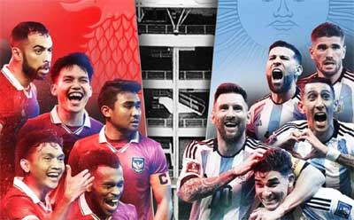 Timnas Indonesia vs Argentina