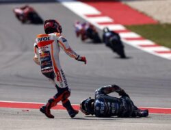 Mengejar Ketertinggalan Waktu, Marc Marquez Terjatuh dalam Latihan MotoGP Belanda 2023