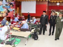 Mardison Mahyuddin Tinjau Aksi Donor Darah Harlah Pancasila 2023