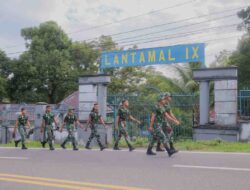 Tingkatkan Kekompakan Dan Kemampuan Diri, Danlantamal IX Ajak Prajurit Lintas Medan