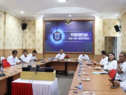 Pj.Bupati Kepulauan Mentawai bersama Sekda dan Kepala OPD Ikut Rakor Wasin 2023