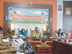 Pemko Pariaman Ikuti Verifikasi Lapangan Evaluasi KLA Tingkat Nasional Tahun 2023