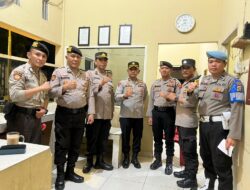 Kabag Ops Polres Muba Cek Pengamanan Markas Komando dan Kegiatan Personel