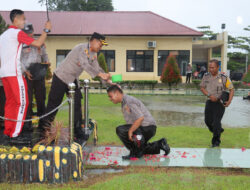 Kapolres Pasaman Barat Pimpin Upacara Kenaikan Pangkat 23 Personel