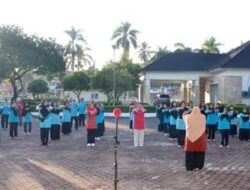 Senam Lansia Meriahkan HLUN di Agam, Pesertanya Sangat Banyak