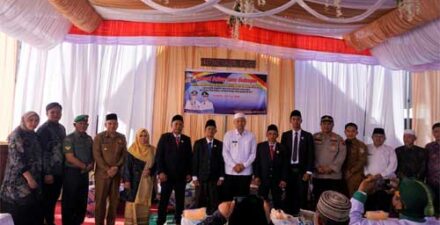 Suasana pelantikan bamus di Pasaman Barat