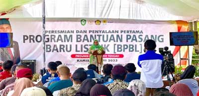 Program bantuan pasang listrik baru di Kotim