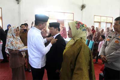 Suasana pelantikan Bamus