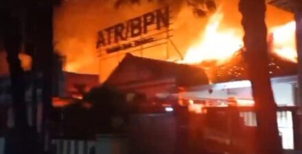 Kantor ATR BPN Brebes Dilalap Si Jago Merah, Penyebab Masih Diselidiki