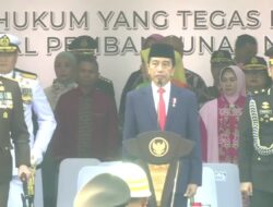 Presiden Jokowi Hadiri Upacara Peringatan Hari Bhakti Adhyaksa ke-63 Tahun 2023