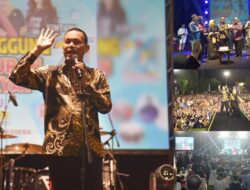 Warga Tumpah Ruah Padati Panggung Hiburan Rakyat Peringati HUT Kota Pariaman ke 21