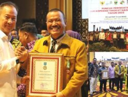 Wawako Mardison Mahyuddin Terima Penghargaan Tokoh Penggerak Koperasi