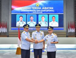 Marsma Oki Yanuar Resmi Jabat Dankoharmatau