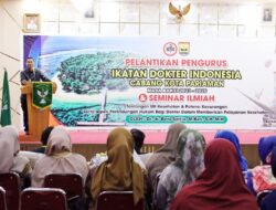 Pengurus IDI Kota Pariaman Masa Bakti 2023-2026 Dilantik, Ini Harapan Genius Umar