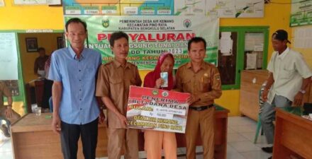 Pemdes Air Kemang Kembali Salurkan BLT-DD