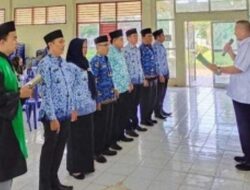 Sempat Mengalami Penundaan, 9 Kepala SMP Bengkulu Selatan Akhirnya Dilantik