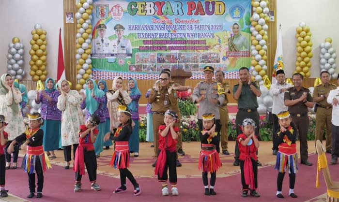 Bunda PAUD Way Kanan hadiri peringati HAN ke-39,