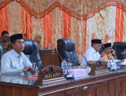 DPRD Pasbar Gelar Paripurna Penyampaian Nota Pengantar LPj Pelaksanaan APBD Tahun 2022