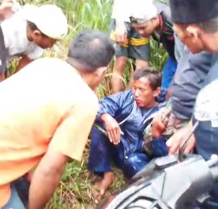 J pelaku percobaan penculikan anak ditangkap massa