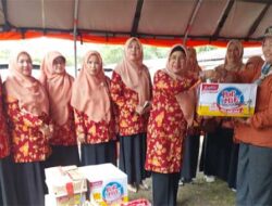 Peduli Bencana Longsor, DWP Agam Salurkan Bantuan
