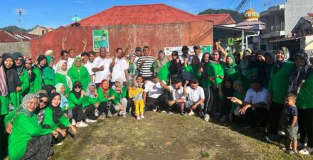 Senam sehat bersama dengan Caleg Indra Guswadi