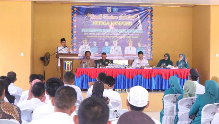 Serahterima jabatan kepala kampung di Way Kanan