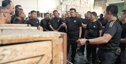 Panglima TNI Yudo Margono Tinjau Gudang Perbekalan dan Embung Babek TNI di Cilincing