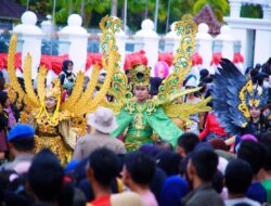 Semarak Peserta Karnaval dan Kendaraan Hias Warnai HUT RI ke 78 di Muba
