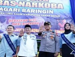Nagari Baringin di Tanahdatar Ditetapkan sebagai Kampung Bebas Narkoba