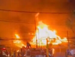 Kebakaran Hebat di Gedung Universitas di Kota Baubau, Sulawesi Tenggara