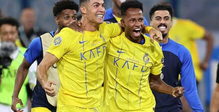 Cristiano Ronaldo di Final Liga Champions Arab 2023