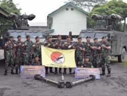 Tim Rudal MPCV Baterai B Batalyon Arhanud 2/ABW/2 Kostrad Berhasil Menembak Jatuh Pesawat Musuh