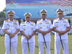 Pangkoarmada III Hadiri Pergantian Kepemimpinan Koarmada I dan II