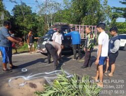 Tabrak Lari, Pengendara Scoopy Tewas Dilindas Truk