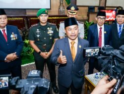 Wakili Pj Bupati, Pj Sekda Muba Musni Wijaya Dengarkan Pidato Kenegaraan