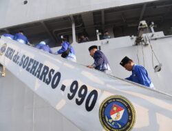 KRI dr. Suharso-990 Dukung Pelayaran HUT Ke-37  PPAL