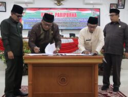 DPRD dan Pemkab Tanah Datar Tandatangani Nota Kesepakatan KU PPAS APBD Tahun 2024