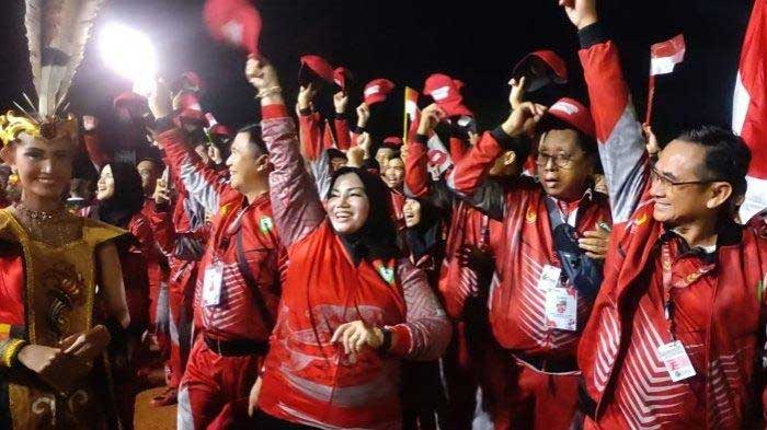 Suasana pelaksanaan Porprov Kalteng XII di Sampit.