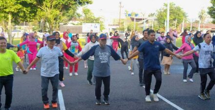 Pemkab Muba Senam Bersama Tingkatkan Imun Tubuh