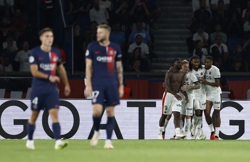 PSG ditekuk OGC Nice 2-3