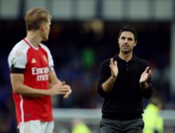 Arsenal Menang Tipis di Goodison Park, Arteta Girang dengan Kemenangan Pertama dalam Enam Tahun